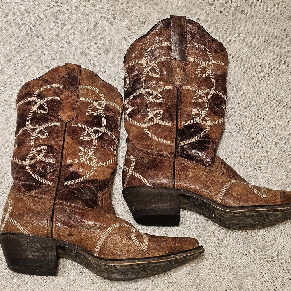 Laredo Dark Brown Western Boots